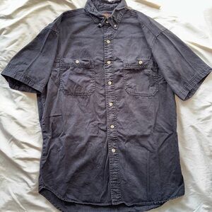Faded Glory Men's Black Button Down Shirt